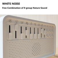 Diffuseur d'arômes intelligent avec humidificateur, veilleuse et 8 sons de bruit blanc