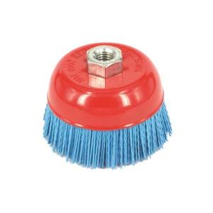 Cepillo de Copa Industrial de Nailon de 4 Pulgadas con Alambre de Acero y Cerdas para Pulir y Limpiar - Product Image 1