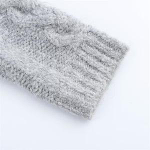 TAOP & ZA vêtements pour femmes 2024 automne nouveau doux ample à manches longues <span class=keywords><strong>col</strong></span> montant <span class=keywords><strong>pull</strong></span> tricoté 3920499 - Product Image 6