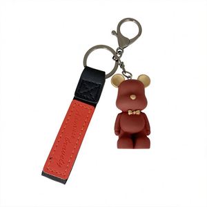 Creative Luxury Bear PVC Accessories Car <b>Key</b> Chain Pendants Charms Bear Keychain <b>Ring</b> for Women - Product Image 5