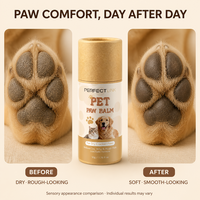 Baume pour pattes d'animaux, en stick, sûr pour la langue, nourrissant et cicatrisant pour les pattes sèches et gercées des chiens, des chats et des petits animaux