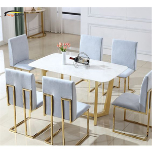 <span class=keywords><strong>Mesa</strong></span> <span class=keywords><strong>de</strong></span> Comedor con Superficie Sólida <span class=keywords><strong>de</strong></span> Acrílico y Tapa <span class=keywords><strong>de</strong></span> Mármol a <span class=keywords><strong>Precio</strong></span> <span class=keywords><strong>de</strong></span> Fábrica - Product Image 5