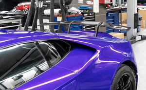 Spoiler stile Evo <span class=keywords><strong>N</strong></span> alettone posteriore di alta qualità consegna rapida kit carrozzeria in fibra di carbonio secco per Lamborghini Huracan - Product Image 2
