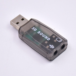 Mini 3D Thẻ Âm Thanh USB Ngoài 5.1 Bộ Chuyển Đổi Thẻ Âm Thanh <span class=keywords><strong>3.5Mm</strong></span> Loa Micrô Giao Diện Tai Nghe Cho Máy Tính PC - Product Image 3