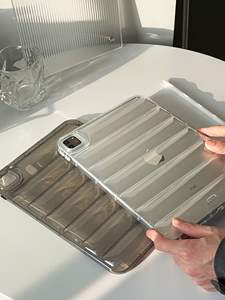 Étuis pour <span class=keywords><strong>iPad</strong></span> 7.9 8.<span class=keywords><strong>3</strong></span> 10.5 10.9 9.7 10.2 pouces Norths Face MINI <span class=keywords><strong>4</strong></span> 6 <span class=keywords><strong>AIR</strong></span> 6 7 10ème 11ème Pro 11 Tpu transparent à motif ondulé - Product Image 6