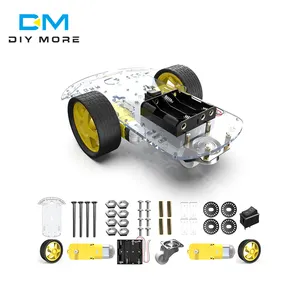 2WD 로봇 arduino를 위한 속도 인코더 65x26mm 타이어를 가진 똑똑한 차 포좌 장비