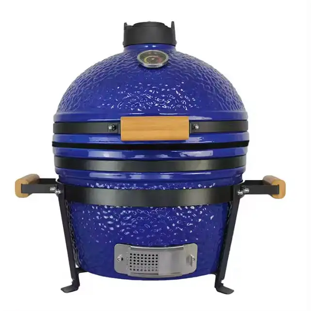 13 29 inç 16 "22" Kamado barbekü ızgara 15 24 inç seramik Rotisserie masa dikey kömür ızgara Kamado