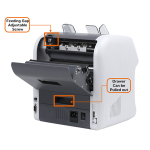 Compteur de billets intelligent multi-devises avec écran LED, équipement bancaire financier, détecteur de faux billets, certifié ROHS - Product Image 5