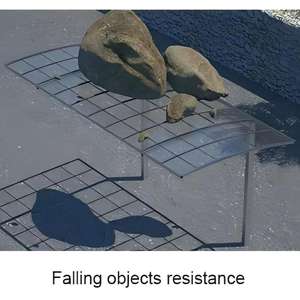 Foshand <span class=keywords><strong>Double</strong></span> Cantilever <span class=keywords><strong>Carport</strong></span> en <span class=keywords><strong>aluminium</strong></span> - Product Image 3