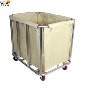 Grote Hotel Wasserij Rollende Kar Met Wielen Rvs Commerciële Waskar Linnen <span class=keywords><strong>Trolley</strong></span> - Product Image 5