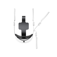 Tali kepala untuk Meta Quest 3 spons hiasan kepala Headset pengisi daya untuk Meta 3 dapat disesuaikan Built-in 6000mAH tali baterai untuk Meta 3