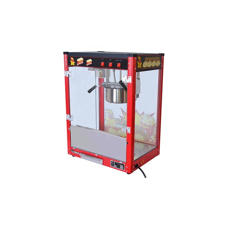 Produits chauds 1.35KW aromatisé cretors machine à pop-corn à vendre