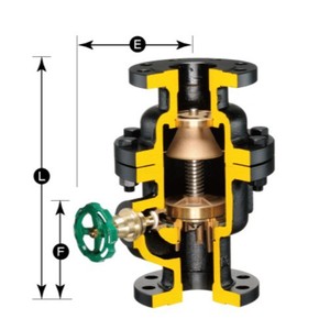 Válvula Ishizaki Chuck SM-115-400 de Doble Acción Tipo Clip para Ácidos y Álcalis, Uso en Baja Temperatura - Product Image 4