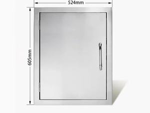 Prix d'usine de cuisine extérieure en acier inoxydable Victory SS BBQ Island avec porte d'armoire pour hôtels et restaurants - Product Image 6