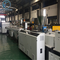 Tuyau de PVC de rendement élevé faisant la ligne d'extrusion de tuyau de PVC de machine