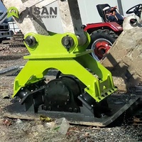 Compact et vibrant, Machine pelleteuse hydraulique, excavateur de plaques, de 10 tonnes ou 15 tonnes, 220 v