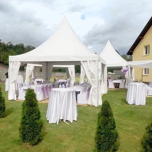 Foerstine Vente chaude Tente de mariage de luxe sur mesure de grande taille en alliage d'aluminium Tente de fête de mariage 10x20 pour événements - Product Image 3