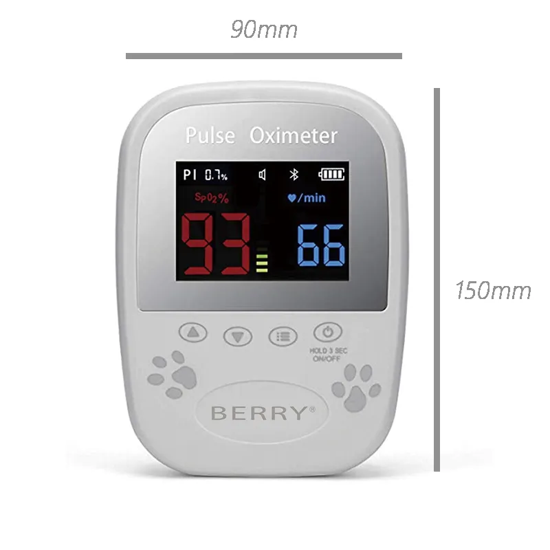 Veterinary oximerer a special 6 parameter monitor for small animals
