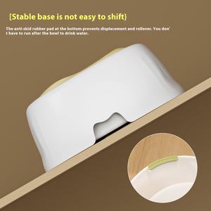 Taotao originale stella marina galleggiante distributore di acqua Anti-Splash gatto cane ciotola facile da bere utensili in plastica eco-friendly solido - Product Image 3