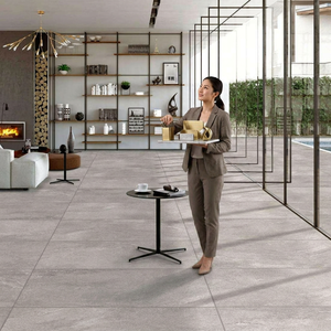 Electo Silver 600x1200mm Venta al por mayor Azulejo mate rústico para revestimiento de paredes interiores y exteriores Azulejos de pared de cerámica duraderos - Product Image 1