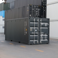 Nouveau conteneur d'expédition standard 20GP de grande capacité 30,5 m3, stockage à sec, anti-corrosion, système de verrouillage sécurisé, plancher en bois, hydraulique