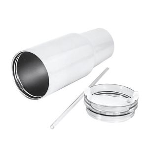 Sublimation 40Oz Thermal Vacuum Insulated Stainless Steel Coffee Tumbler Cold and Hot <b>Bottle</b> Mug Cup Flask With Straws Handle - Product Image 5