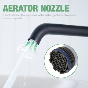 Modern Luxury Single-Handle Water <strong>Taps</strong> <strong>Black</strong> 304 Stainless Steel Bathroom Basin Faucets - Product Image 5