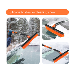 Thiết kế mới silicon <span class=keywords><strong>ICE</strong></span> <span class=keywords><strong>scraper</strong></span> Telescopic cho mùa đông xe làm sạch tuyết bàn chải - Product Image 2