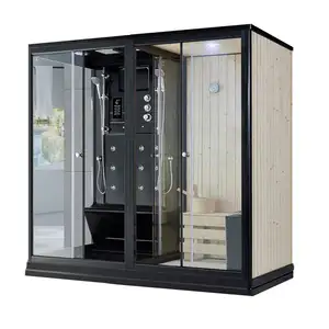 Alta Qualidade Interior Porta Deslizante Sauna Sauna Sauna Computador A Vapor Cabine De Madeira Sauna Seca Sauna Sauna A Vapor