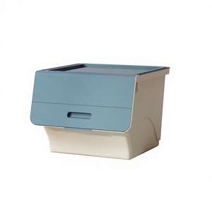 Caja de Almacenamiento de Plástico PP Ecológica, Organizador Multifuncional para Zapatos y Ropa con Capacidad de Más de 35L para Uso Doméstico - Product Image 1