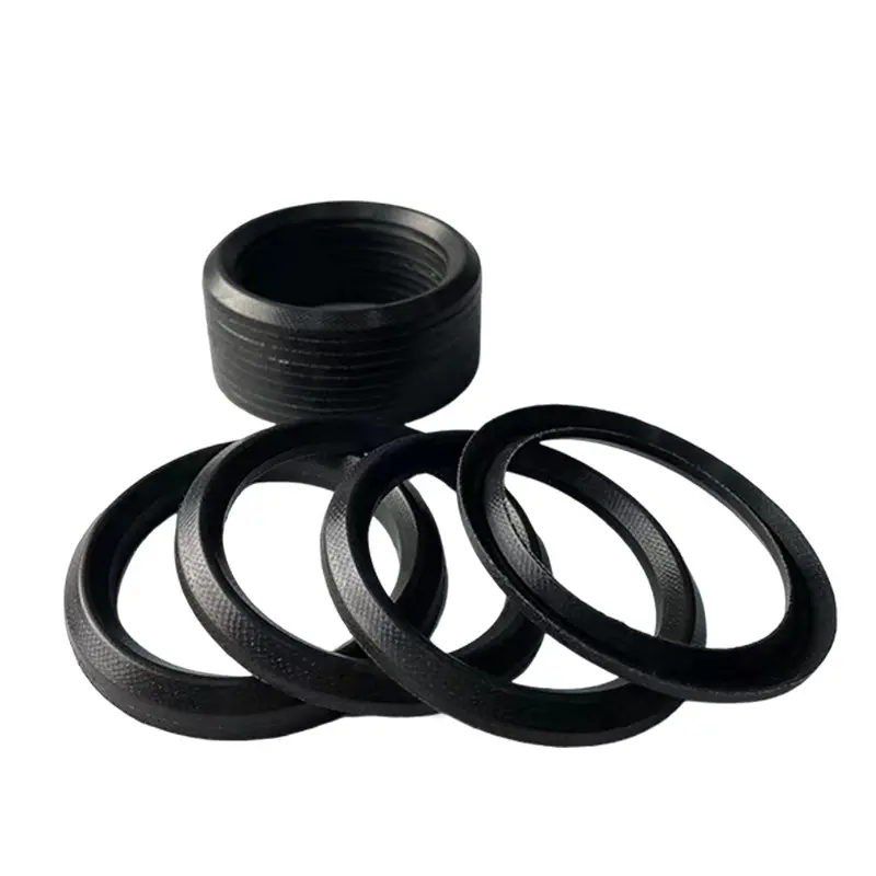 V Packing Set Rod Packing V Seal Set Fabric NBR Rubber Ring Oil Seal Hydraulic Cylinder V Packing Seal