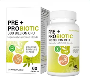 Private Label mirtillo integratore probiotico prezzo all'ingrosso salute capsule probiotiche