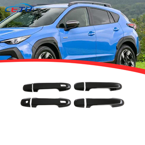 4 Pezzi Copri Maniglia Auto in Plastica ABS Nero Lucido, Protezione Antigraffio, Adesivi in Fibra di Carbonio per <span class=keywords><strong>Subaru</strong></span> Crosstrek 2023+ - Product Image 1