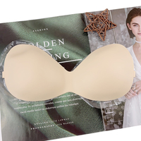 Soutiens-gorge en silicone sans couture invisible couvre-mamelon push-up adhésif dos nu sous-vêtements sexy réutilisables pour les séances photo des femmes