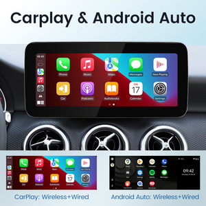 HFmidia 2026 Nouveau système Linux 10.25 12.8 pouces Écran fin pour Mercedes Benz W176 C117 X156 CLA GLA Lecteurs vidéo auto CarPlay - Product Image 2