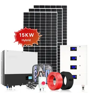 태양광 시스템 10KW 15KW 20KW 30KW 단상 3 상 태양광 발전 시스템 하이브리드 농업 태양광 시스템 5.02 리뷰 4 구매자