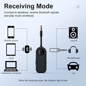 Nouvel adaptateur <span class=keywords><strong>audio</strong></span> <span class=keywords><strong>sans</strong></span> <span class=keywords><strong>fil</strong></span> Tooya M28 2-en-1 5.4 10 Mbps émetteur-récepteur <span class=keywords><strong>pour</strong></span> casques AUX, voiture, avion, PC, gym, Switch - Product Image 5