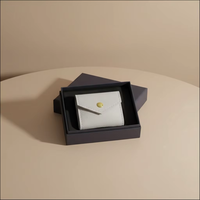 Jolie pochette en tissu pour bijoux avec fermeture à pression, anti-oxydation, personnalisable, 14*6