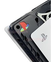 Nouvelle arrivée accessoires de jeu pour PS5 slim Console Logo Skin Sticker Logo coloré Compatible avec disque et autocollant mince numérique