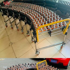 Pabrik Cina Diskon Besar-besaran Konveyor Roda Fulai Mental Fleksibel ABS Tanpa Tenaga untuk Paket Bongkar Muat LORI - Product Image 4