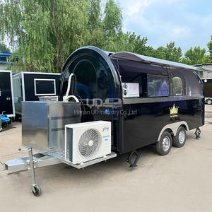 KIOSKO DE COMIDA pequeño personalizado, carrito de fibra de vidrio para comida, camión, hamburguesa, <span class=keywords><strong>Vans</strong></span>, remolque móvil para Cocina - Product Image 1