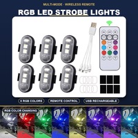Lampe stroboscopique rechargeable en gros pour drone, lampe anti-collision LED OEM, fabricant de feux de navigation pour UAV
