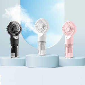 Ventilateur de bureau portable USB rechargeable 4 vitesses, mini humidificateur pulvérisateur nano pliable, vente en gros usine - Product Image 1