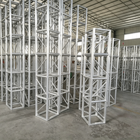 Structure de treillis portable en aluminium pour toit plat, éclairage de scène, treillis DJ, treillis d'éclairage carré, treillis mobile pour concert, treillis d'affichage