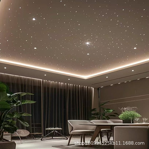 Starry Sky <b>Ceiling</b> Tile 2 X 4 Ft Fiber Optic Lighting Artistic <b>Ceilings</b> For Living Room Bedroom Hallway - Product Image 1