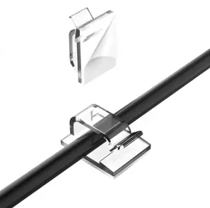 케이블 정리를 위한 데스크탑 USB 케이블 주최자 클램프 플라스틱 와인더 깔끔한 관리 홀더