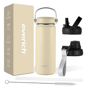 Botella de <span class=keywords><strong>Agua</strong></span> de Acero Inoxidable 304 de Doble Pared, Libre de BPA, 18oz/32oz, Antideslizante, Mantiene el Frío y el Calor, Personalizable - Product Image 3