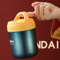 2024 Neue vakuum isolierte Flasche Thermischer Warm nahrungsmittel behälter Kinder-Brotdose Frühstücks schüssel Edelstahl-Lebensmittel glas