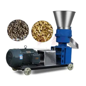 Kleine Feed Machine Maken Houten Pellets Eenvoudig Te Bedienen Hout Pellet Productielijn Lage Kosten