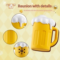 Nouveau haut-parleur sans fil portable mini de haute qualité en forme de tasse à bière, étanche IPX5.2 avec subwoofer
